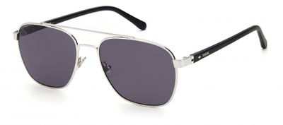 Fossil zonnebril 3111/G/S heren staal piloot zilver/zwart Fossil zonnebril 3111/G/S heren staal piloot zilver/zwart