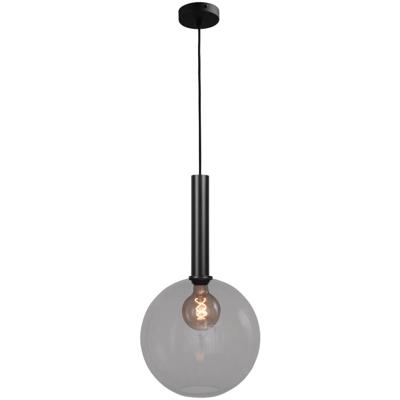 Masterlight Hanglamp Ø 30cmBella 2 Zwart met smoke glas - 2980-05-05-30