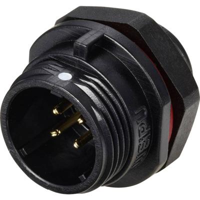 Weipu SP1312 / P 4 Ronde connector Stekker, inbouw Totaal aantal polen: 4 Serie (ronde connectoren): SP13 1 stuk(s)