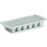 Plasticforte IJsblokjesvorm met afsluitdeksel - mintgroen - 1x - 12 blokjes Plasticforte IJsblokjesvorm met afsluitdeksel - mintgroen - 1x - 12 blokjes