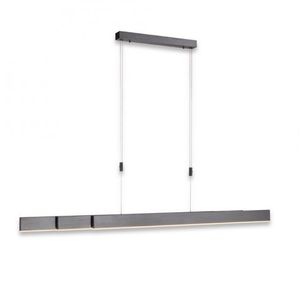 Paul Neuhaus Hanglamp e-Slide L 120-200 cm donker grijs