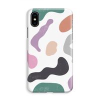 Memphis Shapes: iPhone X Volledig Geprint Hoesje