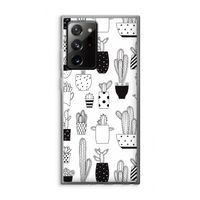 Cactusmotief: Samsung Galaxy Note 20 Ultra / Note 20 Ultra 5G Transparant Hoesje