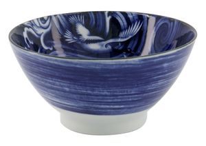 Japanse porseleinen kom - Japonism Crane - Tokyo Design Studio - 1000ml - 17.8x8.8cm