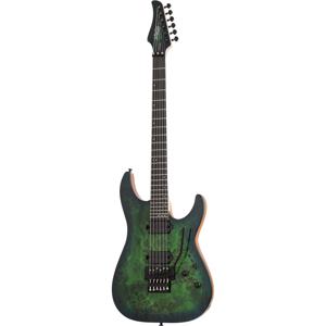 Schecter C-6 FR Pro Aqua Burst elektrische gitaar