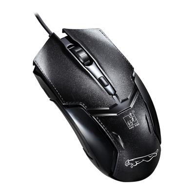 Chasing Leopard 179 USB 1600DPI drie-snelheid instelbare bedrade optische gaming muis lengte: 1.3 m (zwart)