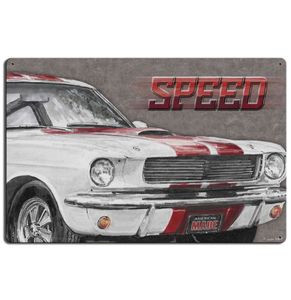 Ford Mustang Speed Zwaar Metalen Bord - 60 x 40 cm