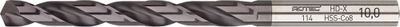 Rotec HSS-E spiraalboor, DIN338, type HD-X, TiAlN, ø2,9 - 114.0290C