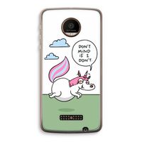 Unicorn: Motorola Moto Z Force Transparant Hoesje Unicorn: Motorola Moto Z Force Transparant Hoesje