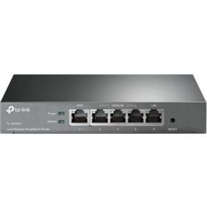 TP-LINK TL-R470T+ bedrade router Fast Ethernet Zwart