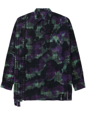 Needles chemise en coton à imprimé graphique - Vert