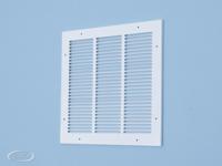 Afdekrooster staal wit RAL 9010