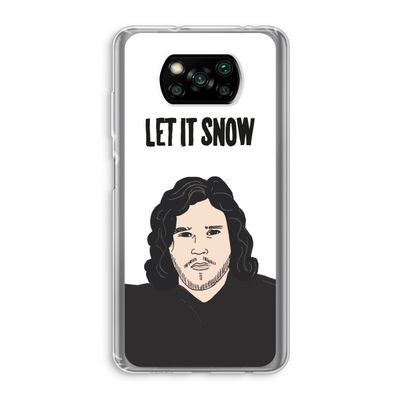 Let It Snow: Xiaomi Poco X3 Pro Transparant Hoesje