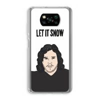 Let It Snow: Xiaomi Poco X3 Pro Transparant Hoesje