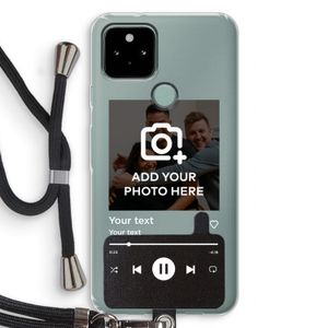 Music Player: Pixel 5 Transparant Hoesje met koord