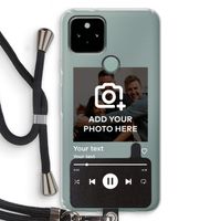 Music Player: Pixel 5 Transparant Hoesje met koord