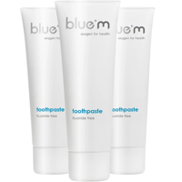 BlueM Tandpasta Zonder Fluoride - 3 x 75 ml