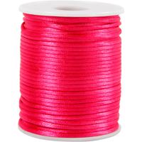 Creativ Company Satijnkoord, dikte 2 mm, roze, 50 m/ 1 rol