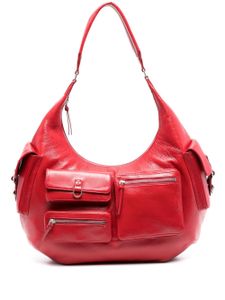 Blumarine grand sac porté épaule Hobo - Rouge