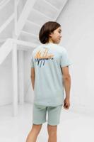 Malelions Split T-Shirt Kids Lichtblauw - Maat 140 - Kleur: Lichtblauw | Soccerfanshop