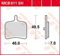 TRW Remblokken, en remschoenen voor de moto, MCB811SH Sinter street