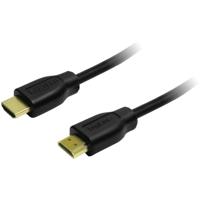 LogiLink CH0005 HDMI-kabel HDMI Aansluitkabel HDMI-A-stekker, HDMI-A-stekker 0.50 m Zwart 4K UHD - thumbnail