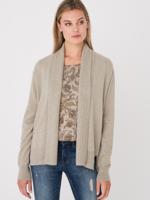 Oversized vest met sjaalkraag