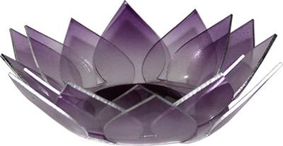 Lotus Kaarshouder Acryl Crown Chakra