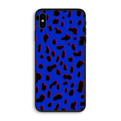 Blue Leopard: iPhone XS Biologisch afbreekbaar hoesje