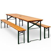 Biertafelset 3-delig 170cm opvouwbaar Biertafelset 3-delig 170cm opvouwbaar