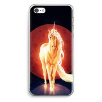 Last Unicorn: iPhone 5 / 5S / SE Transparant Hoesje - thumbnail