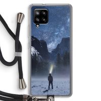 Wanderlust: Samsung Galaxy A42 5G Transparant Hoesje met koord