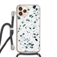 Terrazzo N°2: iPhone 11 Pro Max Transparant Hoesje met koord