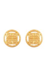Givenchy Pre-Owned boucles d'oreilles 4G à fermoir clip (années 1980) Givenchy Pre-Owned boucles d'oreilles 4G à fermoir clip (années 1980)