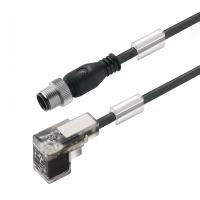 Weidmüller 9457400300 Sensor/actuator connector, geassembleerd M12 Aantal polen (sensoren): 3 Stekker, recht, Stekker, haaks 3.00 m 1 stuk(s)