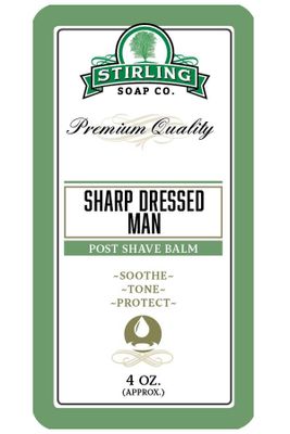 Stirling Soap Co. after shave balm Sharp Dressed Man 118ml