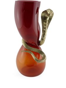 Vanessa Mitrani vase en verre Cobra (400 mm) - Rouge