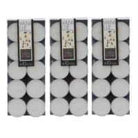 Atmosphera Geurtheelichtjes - 30x stuks - vanille geur - was/paraffine - 3,5 uur