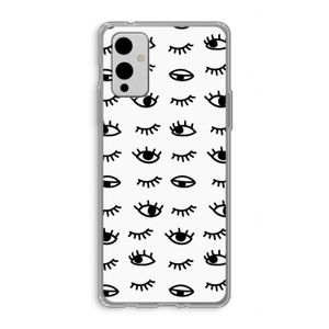 Eye pattern #2: OnePlus 9 Transparant Hoesje