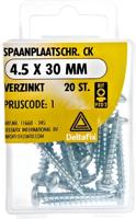 Sp.pl.schr. ck 4,5x30mm 20st - Deltafix