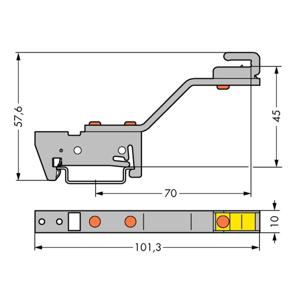 WAGO 790-301 Verzamelrailhouder 10 stuk(s)