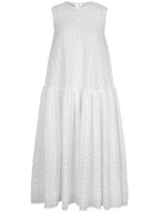 Cecilie Bahnsen robe à coupe mi-longue - Blanc