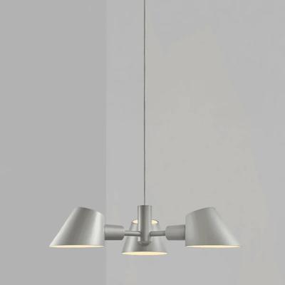 Hanglamp grijs metaal &apos;Stay&apos; 3X E27 fitting modern 60 cm DFTP