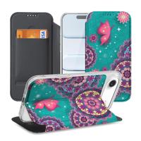 Apple iPhone Air Book | Wallet Case | Cirkels en Vlinders