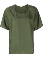 P.A.R.O.S.H. blouse en soie à manches courtes - Vert