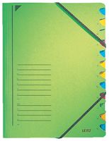 Sorteermap Leitz 12 tabbladen karton groen - thumbnail
