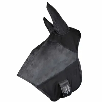 Pagony Vliegenmasker met oren zwart maat:cob Pagony Vliegenmasker met oren zwart maat:cob