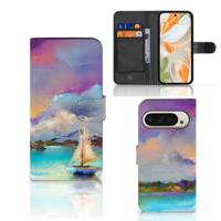 Hoesje Google Pixel 9 | 9 Pro Boat | Portemonnee hoesje
