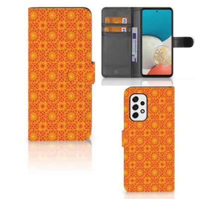 Samsung Galaxy A53 | Telefoon Hoesje | Batik Oranje