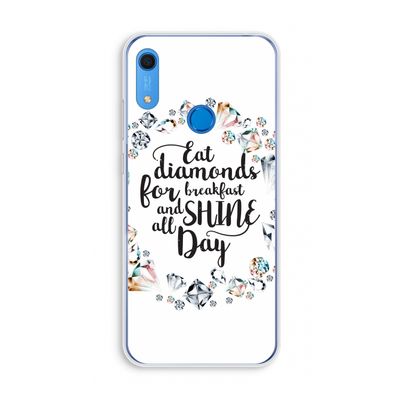Diamonds: Huawei Y6s Transparant Hoesje